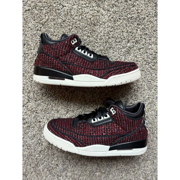Nike Air Jordan 3 Retro Vogue University Red Anna Wintour Size 8 Women's - Picture 2 of 14